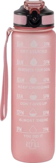 Hollywood Hollywood Motivational Bottle Light Pink 1000ml Hollywood Hollywood Motivational Bottle Light Pink 1000ml