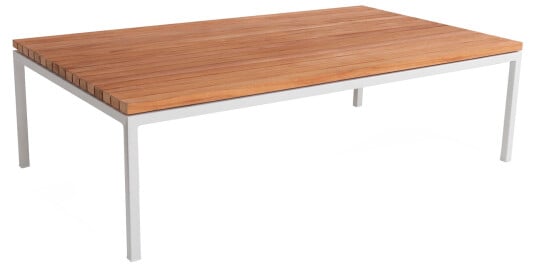 Skargaarden Bönan Lounge Table Small Light Grey/Teak