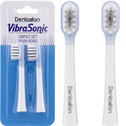 Dentadan VibraSonic Compact Soft børstehoder 2 pcs.