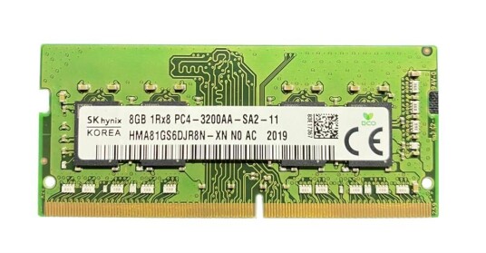 HMA81GS6DJR8N XNN0 AC Hynix 8GB PC4 25600 DDR4 3200MHz non ECC Unbuffered CL22 260 Pin HMA81GS6DJR8N XNN0 AC Hynix 8GB PC4 25600 DDR4 3200MHz non ECC Unbuffered CL22 260 Pin