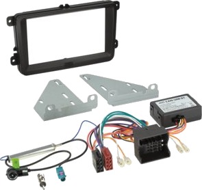 2 Din Kit Seat/Skoda/Vw Can Bus/Antenne Sort