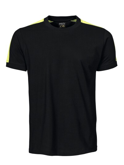 Projob ((((2019)))) T Shirt Black/yellow XXL