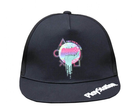PlayStation Caps Neon Paint - - Voksen - 100% bomull
