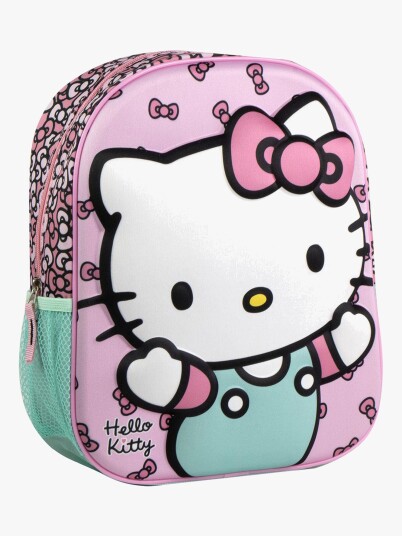 Hello Kitty 3d Ryggsekk Rosa/grønn