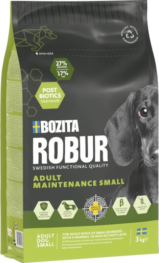 Bozita Robur Adult Maintenance Mini Kylling Sparepakke 2 X 3 kg Bozita Robur Adult Maintenance Mini Kylling Sparepakke 2 X 3 kg