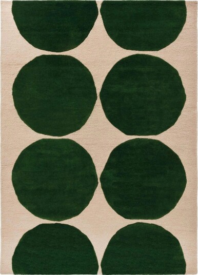Marimekko Isot Kvitet ullteppe Green 140x200 cm