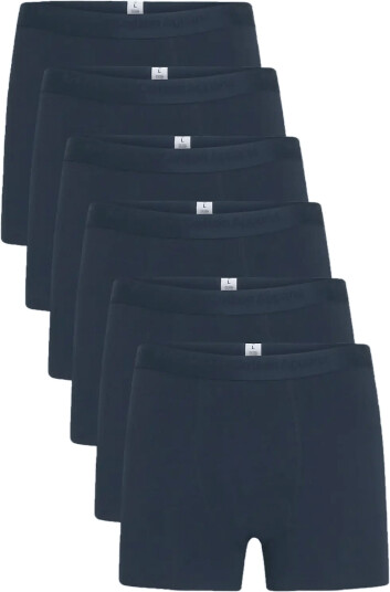 Knowledge Cotton Apparel Anker 6 Pack Underwear Gots/Vegan Navy L