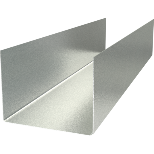 Europrofil Stålprofil u 50/55 0,5 3000mm skinne svill lettvegg høy kant Europrofil Stålprofil u 50/55 0,5 3000mm skinne svill lettvegg høy kant