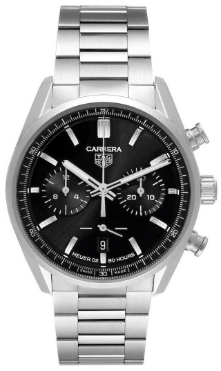 TAG Heuer Herreklokke CBN2010.BA0642 Carrera Sort/Stål Ø42 mm