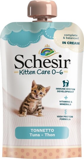 Schesir tørrfôr Kitten Cream Tunfisk 20 x 150 g