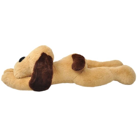 vidaXL Lekehund i plysj brun 80 cm