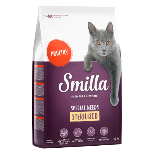 Smilla Adult Sterilised fjærkre - 10 kg Smilla Adult Sterilised fjærkre - 10 kg