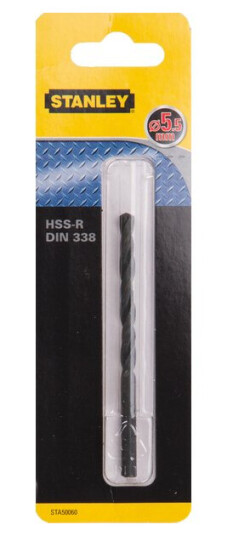 Stanley Metallbor hss-r 5.5mm sta50060