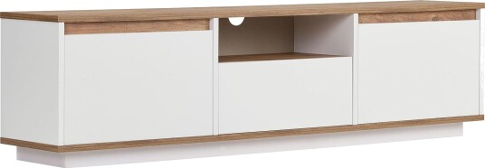 Domar TV benk 160 cm Atlantic furu hvit