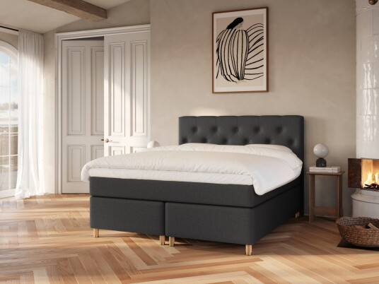 Nordic Dream Nora Nordlys 160x200 Antrasitt