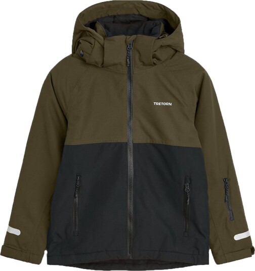 Tretorn Kids' Aktiv Cold Weather Jacket Olive Night 518/Olive Night 110/116 Tretorn Kids' Aktiv Cold Weather Jacket Olive Night 518/Olive Night 110/116