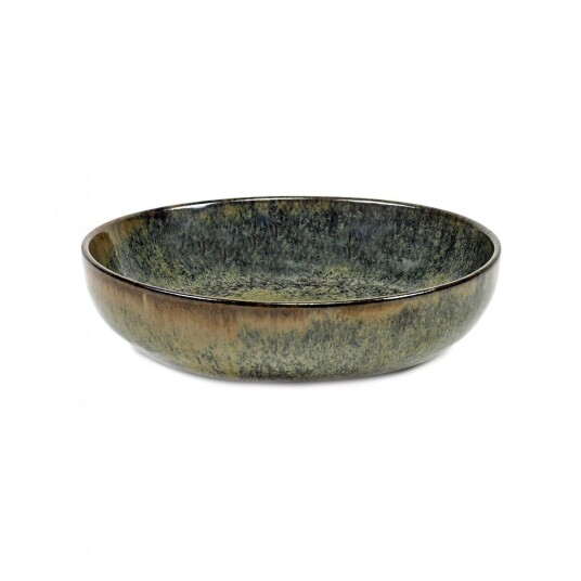 Serax Surface dyp tallerken 16 cm Indi grey