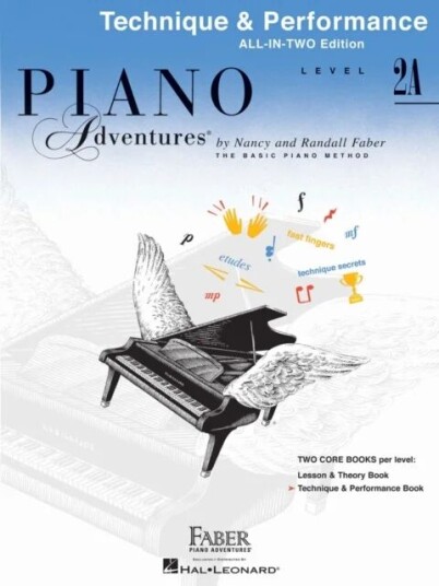 Piano Adventures All-In-Two Level 2A Tech. & Perf. Piano Adventures All-In-Two Level 2A Tech. & Perf.