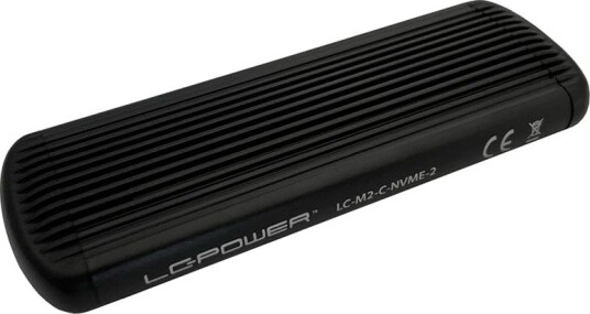 LC-Power LC-M2-C-NVME-2 M.2 SSD kabinett USB 3.2 M.2/NVMe