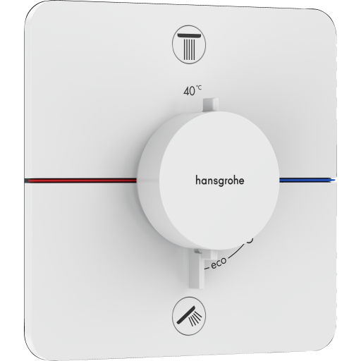 Hansgrohe ShowerSelect Comfort Q dusjbatteri, hvit