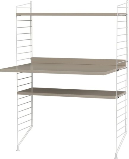 String kontor beige & hvit Kombinasjon H