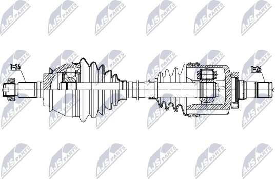 Nty Drivaksel NTY NPW BM 206