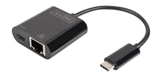 DIGITUS DN-3027 USB Type-C Gigabit Ethernet adapter with Power Delivery support