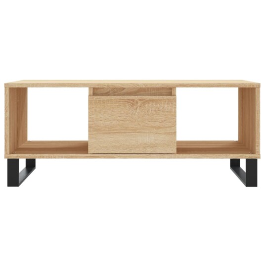 Salongbord sonoma eik 90x50x36,5 cm konstruert tre 8721012109827 Salongbord sonoma eik 90x50x36,5 cm konstruert tre 8721012109827