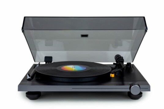 Thomson Tt700 Remdriven Skivtallrik Automatisk Svart Transparent 33,45 Rpm 230 V 210 Mm