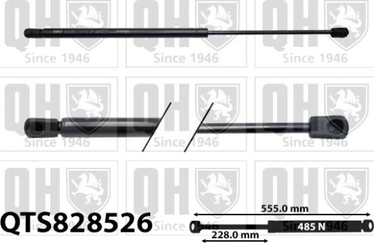 QUINTON HAZELL QTS828526 Baklukedemper