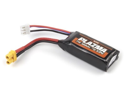 HPI 2s  600mAh 10C HPI Plazma LiPo m XT30