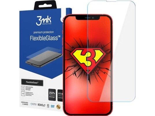 3Mk Hybrid Flexi 7H Herdet Glass til iPhone 13 Pro - Skjermbeskyttelse