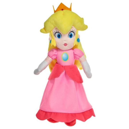 Super Mario Plysjbamse 27cm Peach Super Mario Plysjbamse 27cm Peach