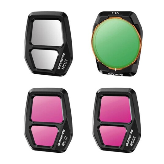 Sunnylife A3S FI928 Filtersett Til AIR 3S Drone 4 stk Sunnylife A3S FI928 Filtersett Til AIR 3S Drone 4 stk
