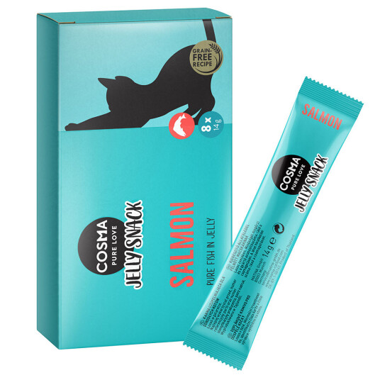 Cosma Jelly Snack 8 X 14 G Laks