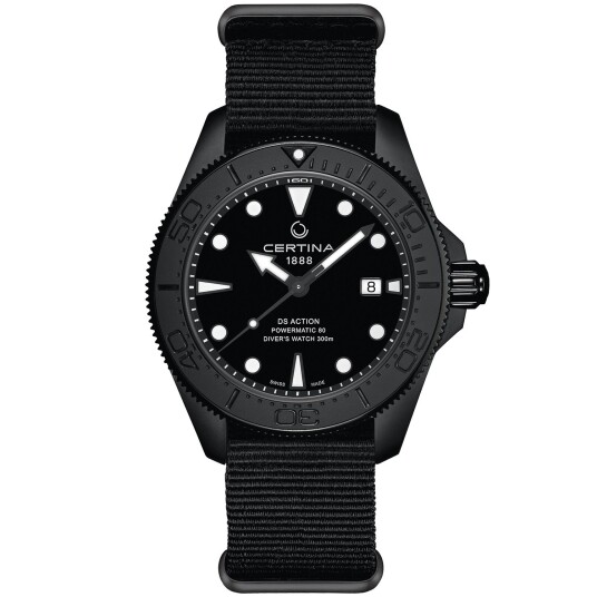 Certina DS Action Diver Powermatic 80 C0326073805100 - Herre - 43 mm - Analog - Automatisk - Safirglass