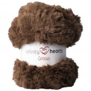 Infinity Hearts Crocus Pelsgarn 14 Brun Infinity Hearts Crocus Pelsgarn 14 Brun