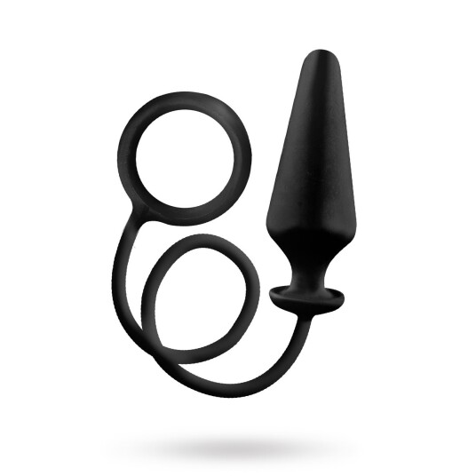 A.K.A Sergant Stiffy Silicon Cockring & Butt plug A.K.A Sergant Stiffy Silicon Cockring & Butt plug