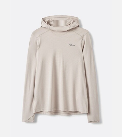 RAB Force Hoody Dame Pebble L