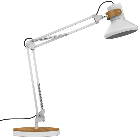 Unilux Baya LED bordlampe   Hvit/Bambus