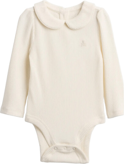 GAP Baby First Favorites Tinyrib Bodysuit Cream 62/74 GAP Baby First Favorites Tinyrib Bodysuit Cream 62/74