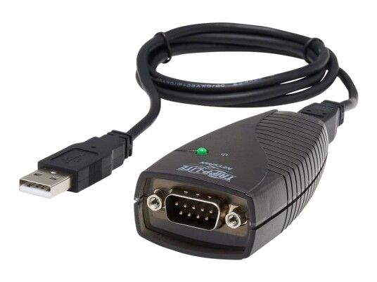 Eaton Tripp Lite Series Keyspan High Speed USB to Serial Adapter - Seriell adapter - USB - RS-232 - svart