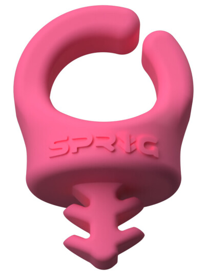 Sprig Cable Management 1/4", 6-pakke Superpraktisk organisering, Rosa farge Sprig Cable Management 1/4", 6-pakke Superpraktisk organisering, Rosa farge