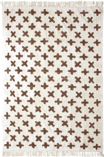 Ryetepper Chesley Natural Cotton Shaggy beige Størrelse: 290 x 390 cm