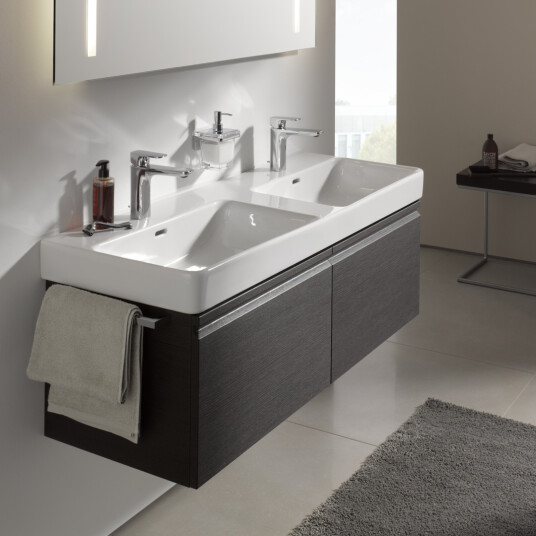 LAUFEN PRO S SERVANTSKAP 126 CM 1 SKUFF WENGE