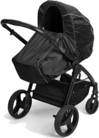 Yngri Floki Regntrekk Til Bag/Liggedel Black