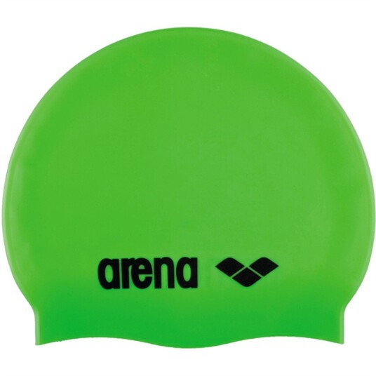 Arena Badehette Classic Silicone Jr Acid Lime Black Arena Badehette Classic Silicone Jr Acid Lime Black