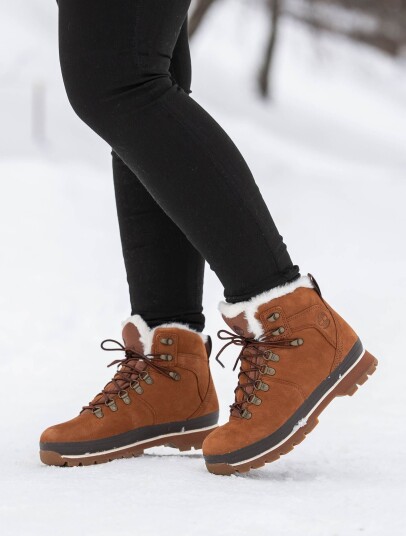 Timberland Mid Warm Lined Waterproof Boot Rust Nubuck 7