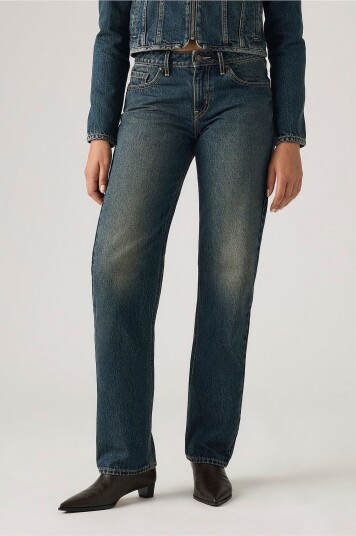 Levi's Jeans Low Straight Blå