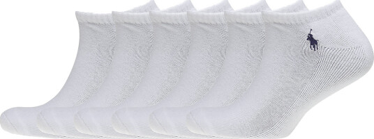 Ralph Lauren 6pk Lc Pp-Socks-6 Pack White